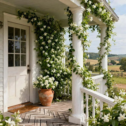 🏆 75K+ SOLD! 🌿❄️ Midnight Perfume Jasmine Seeds – Winter Planting, Perennial Blooms & Fragrant Garden Elegance 🌸